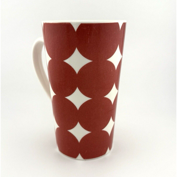Starbucks 14 oz Coffee Cup Travel Mug No Lid Red large Polka Dots 2018 FADED - Picture 5 of 11